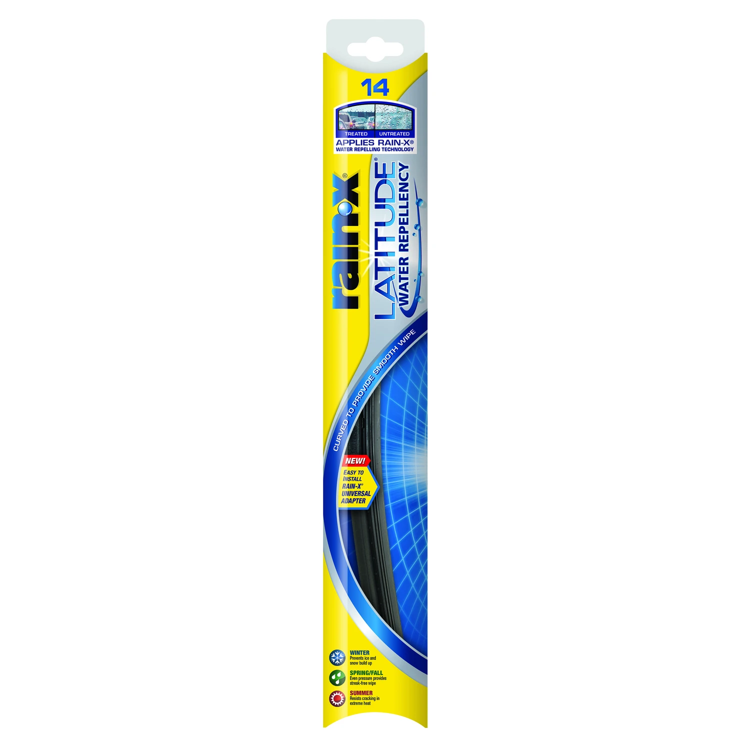 Latitude 14 In. All Season Windshield Wiper Blade With Water Repelling Technology