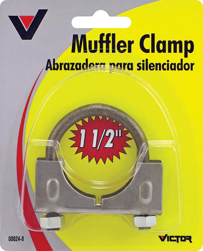 1-1/2 In. Steel Muffler Clamp For Exhaust Systems And Home Use