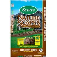 Scotts Nature Scapes Color-enhanced Brown Mulch 2 Cubic Feet For Landscaping