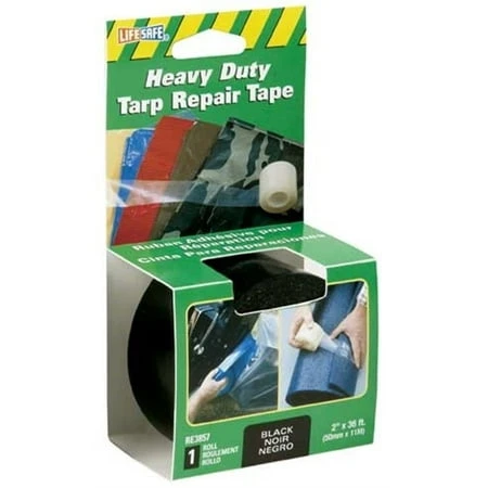 Re3857 Black 2" X 36' Heavy Duty Tarp Repair Tape Roll