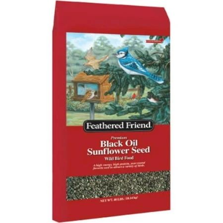 40 Lbs Black Oil Sunflower Seeds - Global Harvest Foods 110429