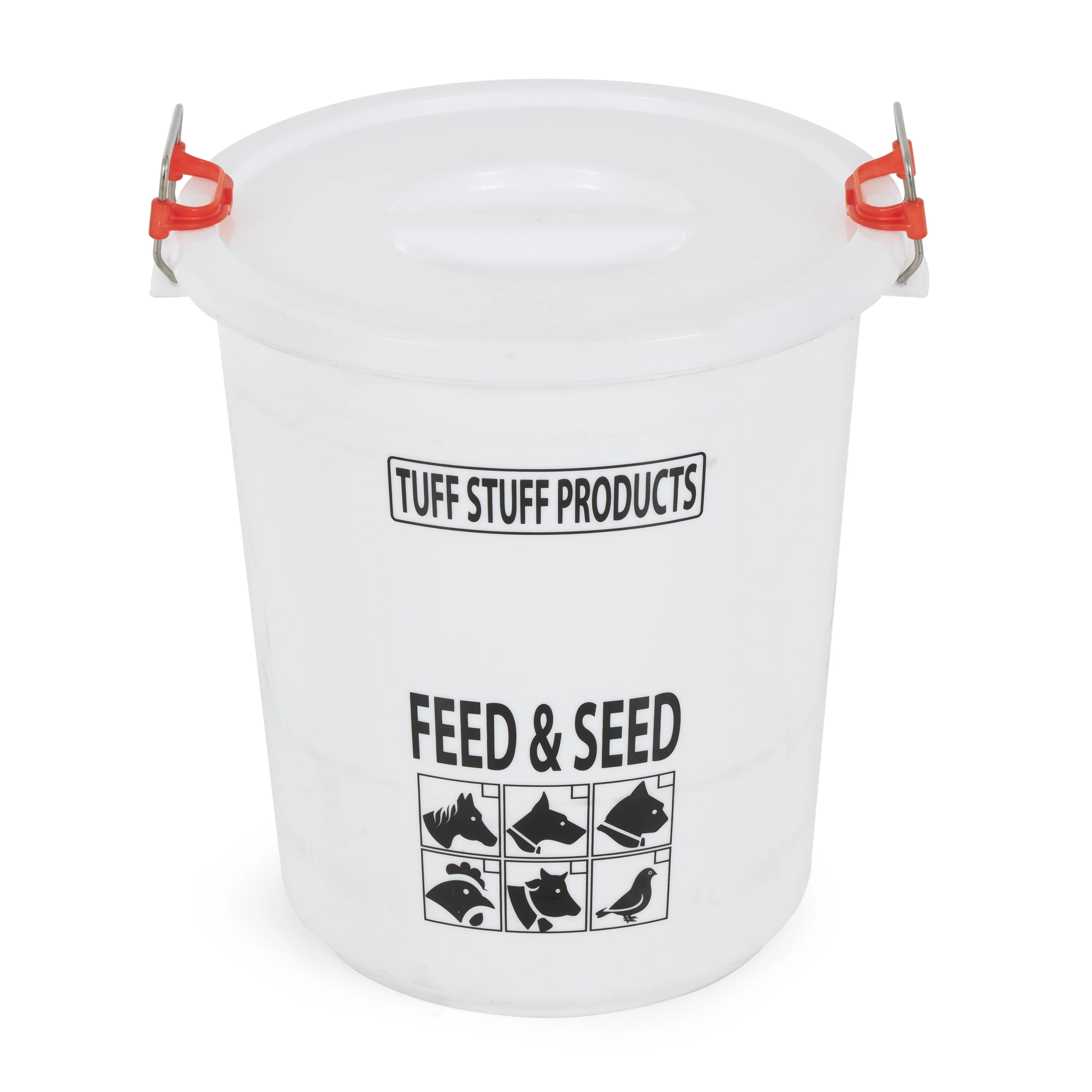Tuff Stuff 17gal Feed Storage Drum with Locking Lid