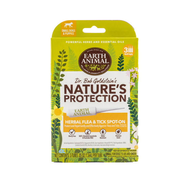 Earth Animal Herbal flea and Tick Defense Collar for Dogs - Small