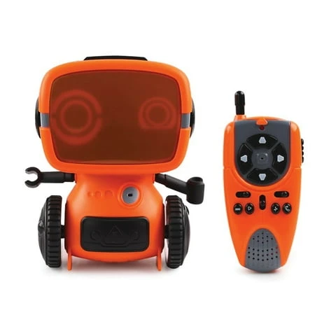 Ody-1208 2-way Walkie Talkie Robot With Voice Changer - Orange