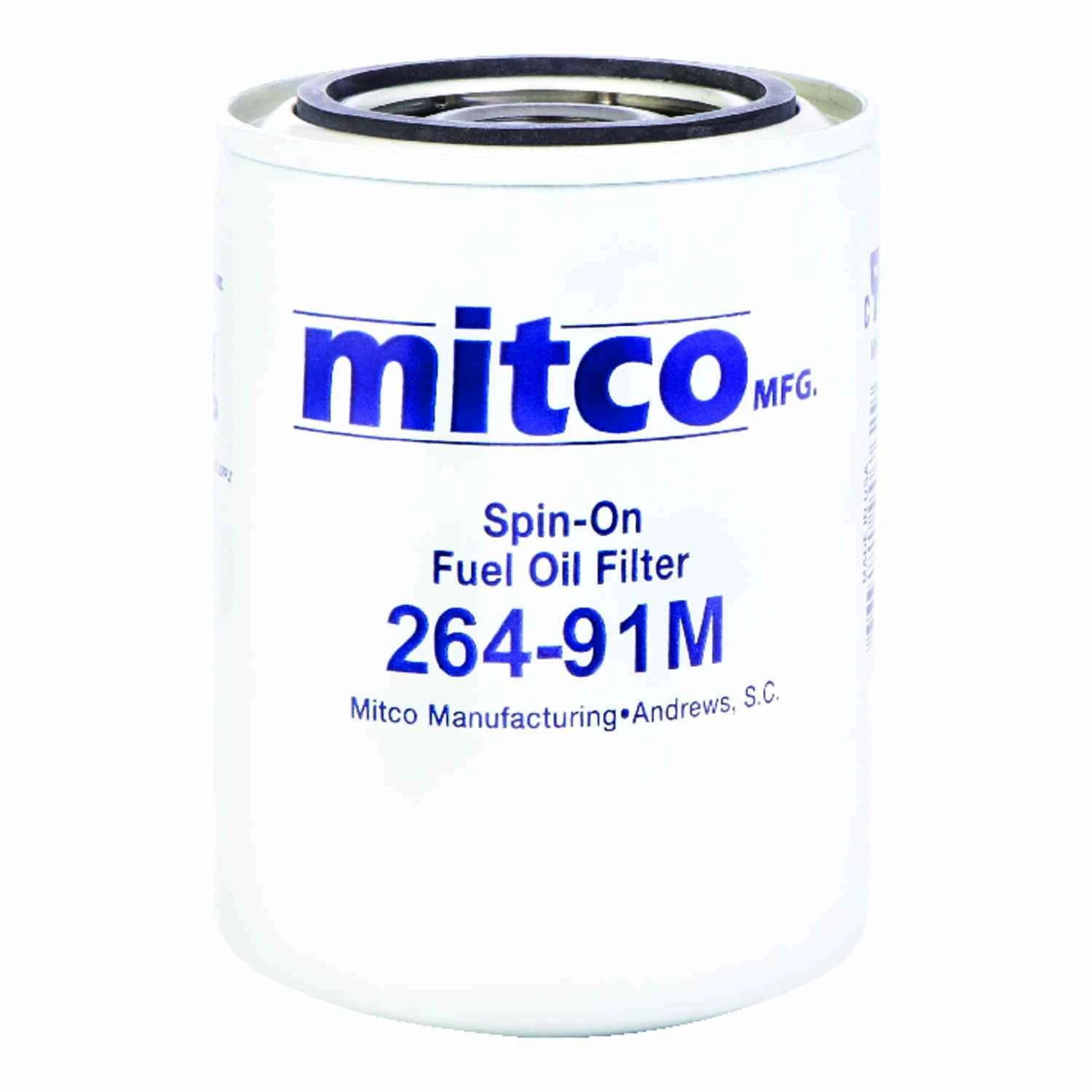 Mitco 264-91m Spin-on Fuel Oil Filter Replacement Element For Residential And Light Applications