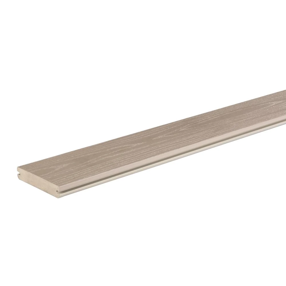 16' SLATE GRAY GROOVED EDGE DECK BOARD TIMBERTECH AZEK HARVEST COLLECTION