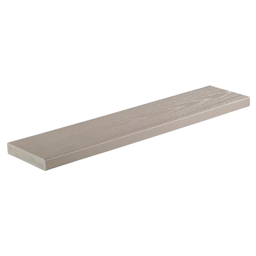 12' SLATE GRAY SQUARE EDGE DECK BOARD TIMBERTECH AZEK HARVEST COLLECTION