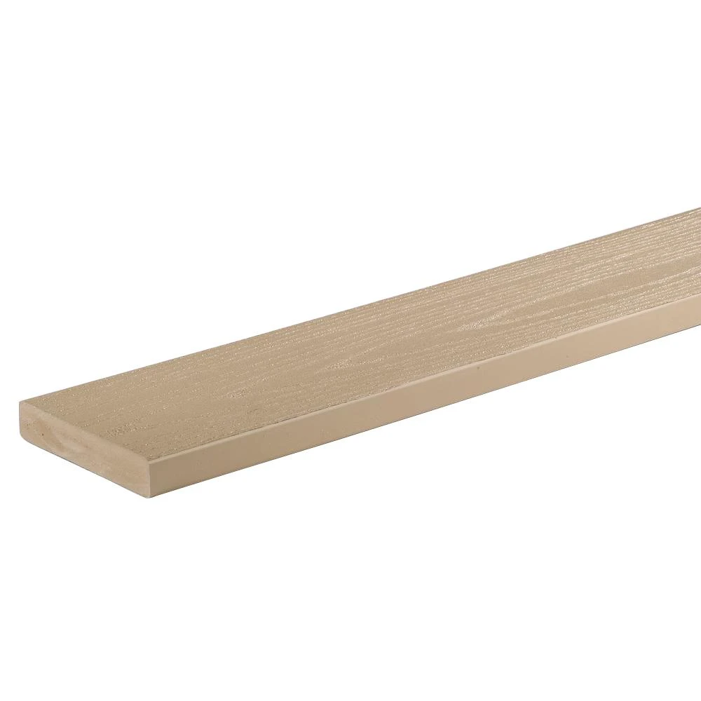 16' BROWNSTONE SQUARE EDGE DECK BOARD TIMBERTECH AZEK HARVEST COLLECTION