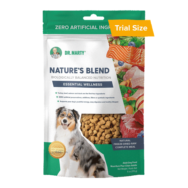 Dr. Marty's Premium Freeze Dried Nature's Blend Dog Food, 6 oz
