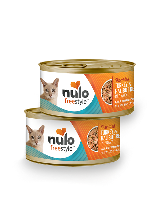 3 Oz Freestyle Shredded Turkey & Halibut Recipe Canned Cat Food - Case Of 24