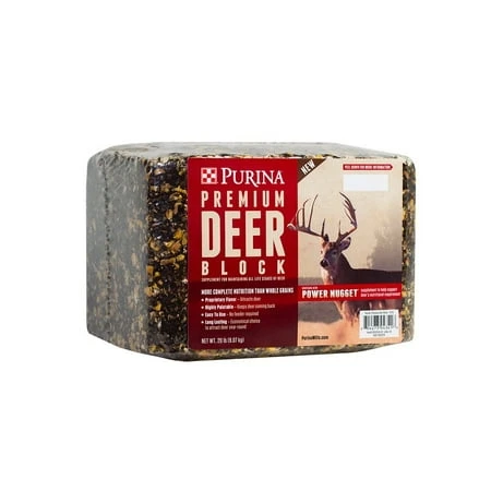 Premium Deer Block Supplement, 20 Pounds - Attract And Nourish Deer