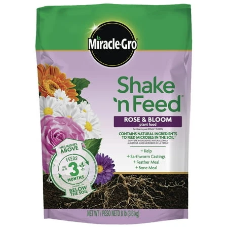 Shake 'n Feed 8 Lbs. Rose And Bloom Plant Food For Vibrant Blooms