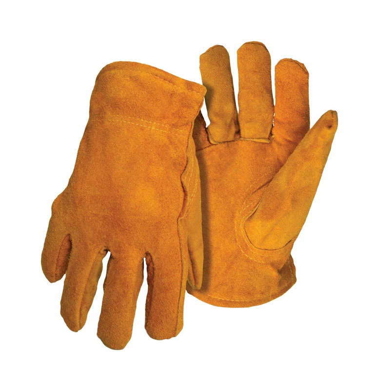 Women's Indoor/outdoor Split Leather Driver Work Gloves Tan One Size Fits Most