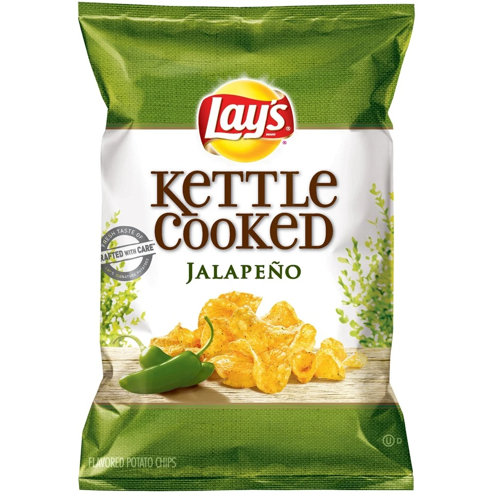 Jalapeño Kettle Cooked Potato Chips - 2.87 Ounces