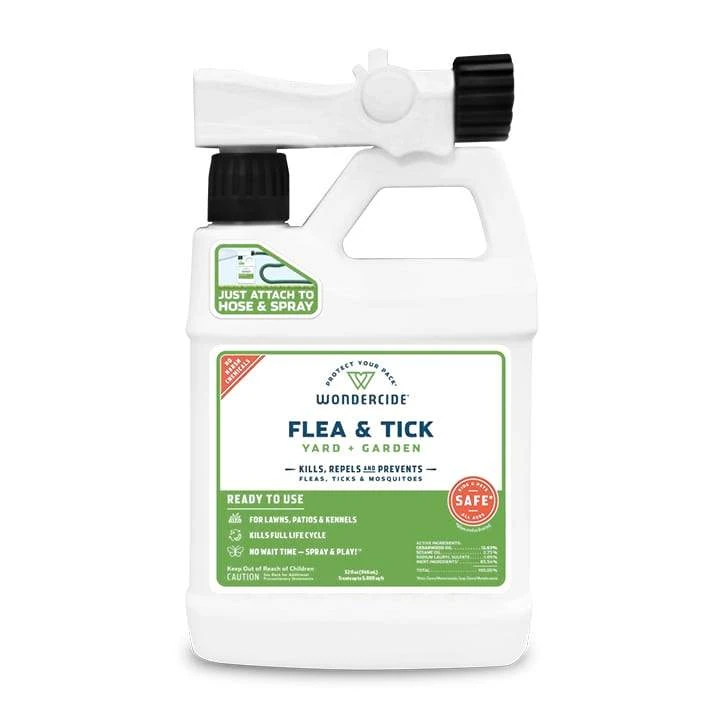 Ready-to-spray Natural Flea And Tick Yard Spray - 32oz, Covers 5,000 Sq Ft