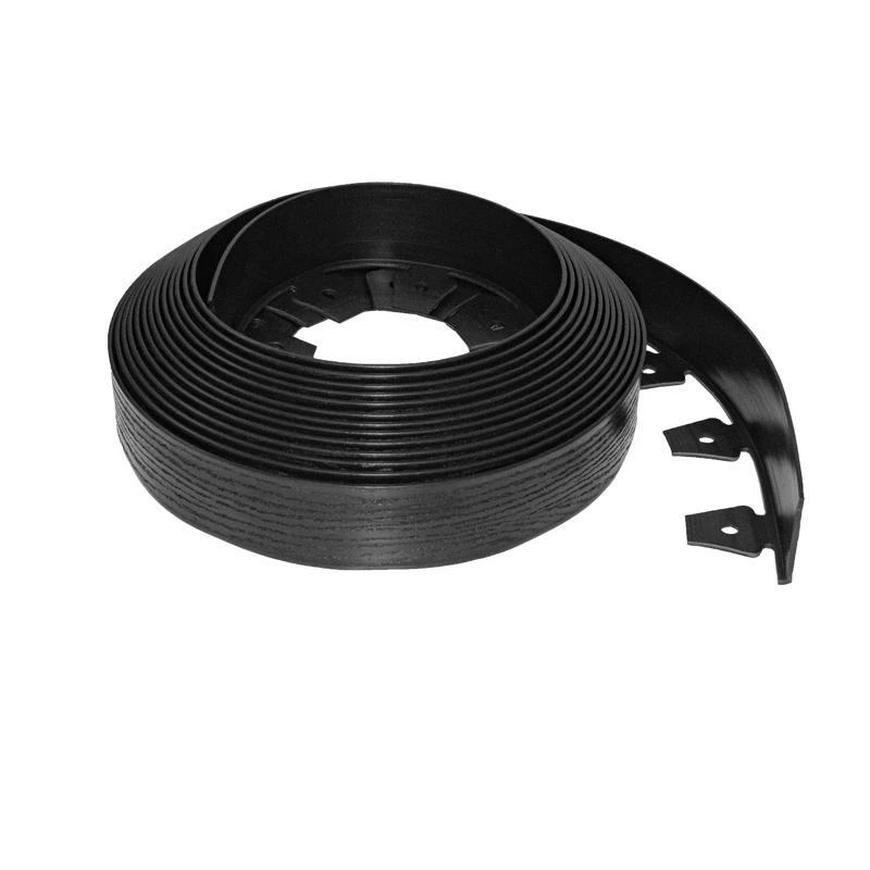 20 Ft. Black Coiled Landscape Edging, 2.5 In. Tall Wall