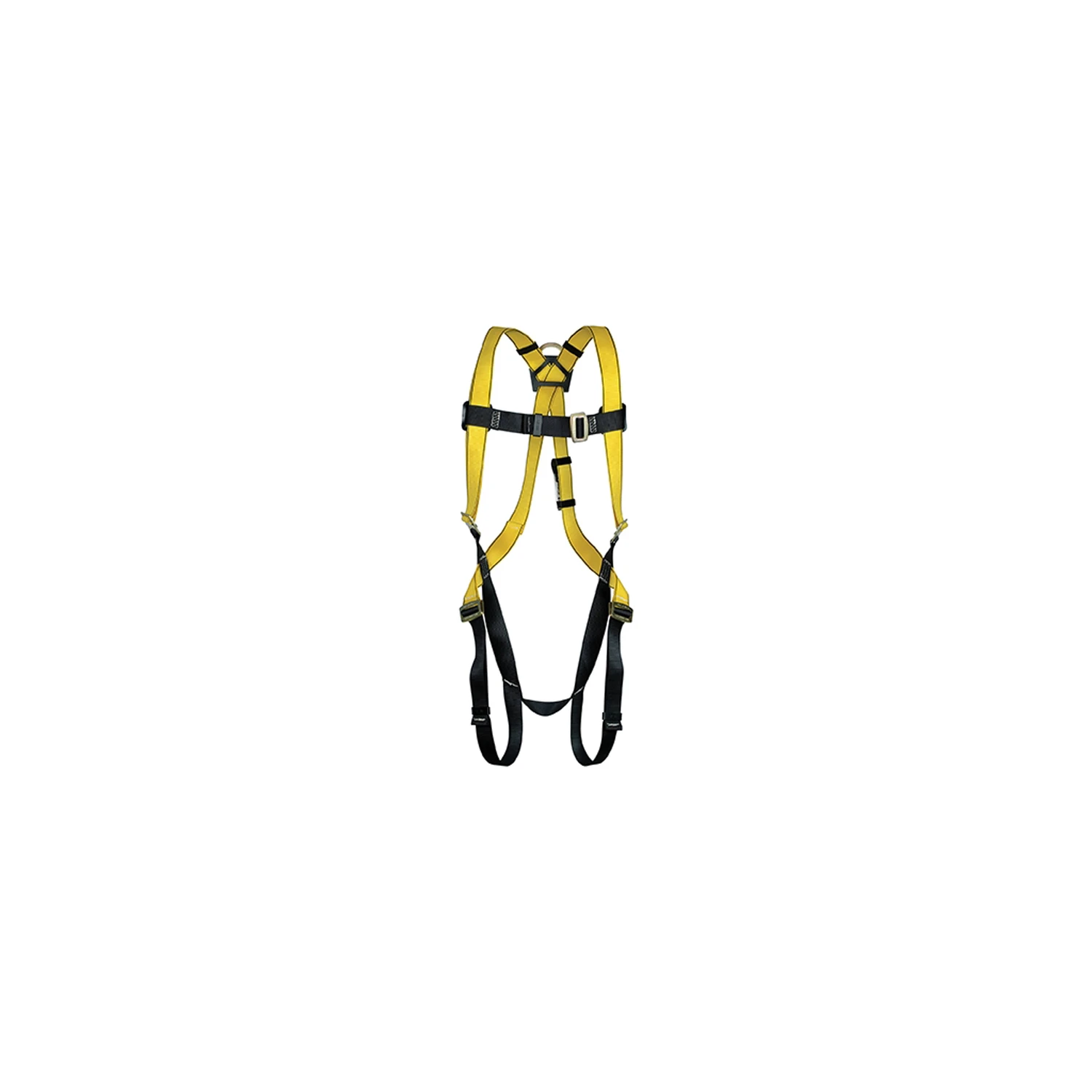 Unisex Polyester Adjustable Safety Harness 400 Lb. Capacity Yellow