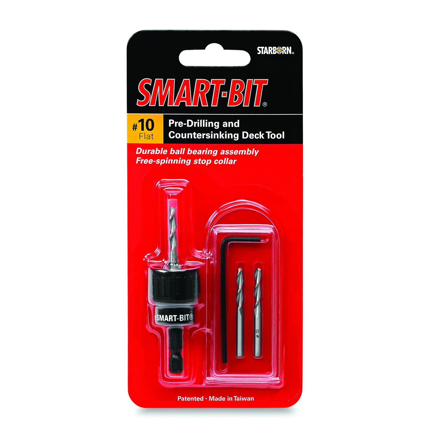 Smart-bit #10 Stainless Steel Pre-drilling And Countersinking Tool 4 Pieces