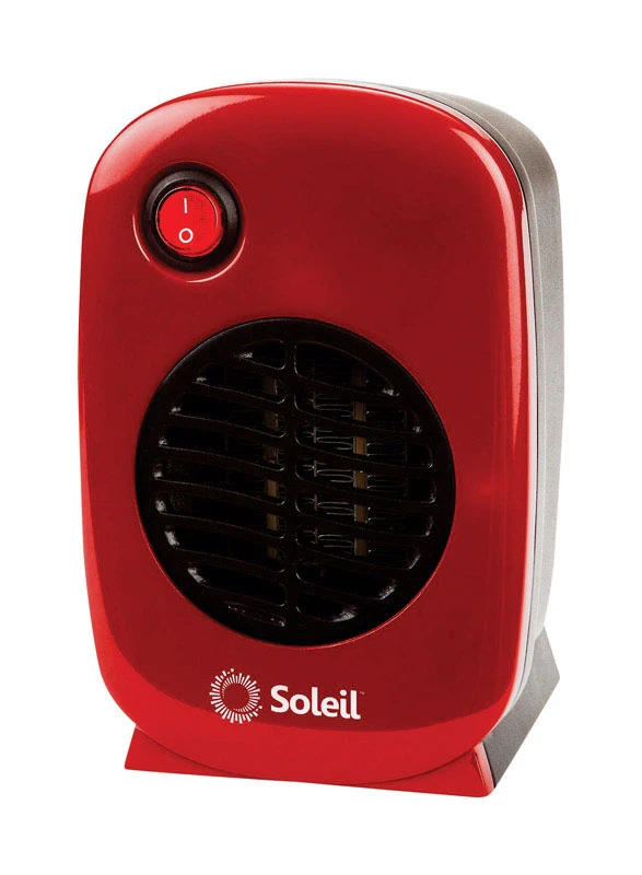 Electric Ceramic Portable Heater Model Mh-01 200 Watts Red