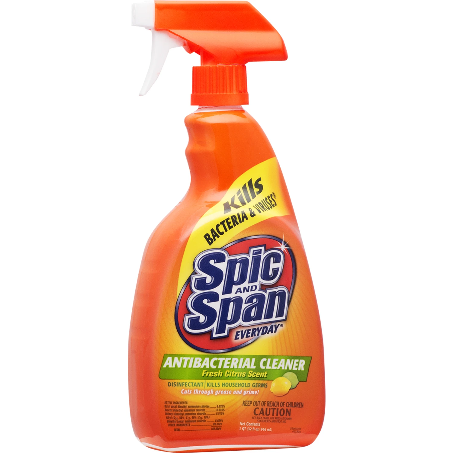 Everyday Fresh Citrus Scent Antibacterial Cleaner Liquid 32 Oz