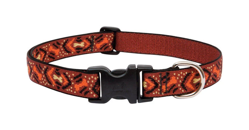 Original Designs Down Under Adjustable Nylon Dog Collar 1 Inch Wide 16-28 Inch