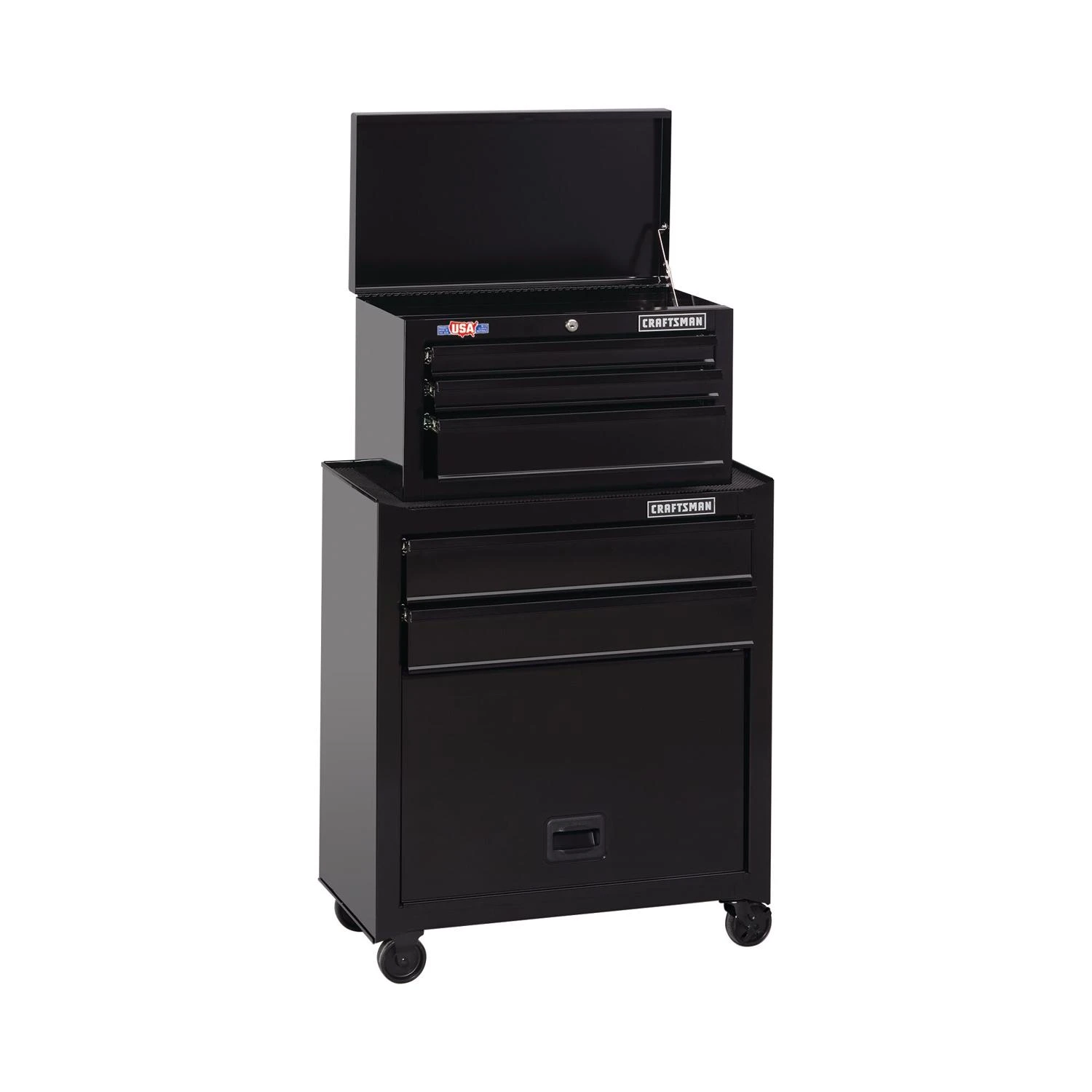 26.5 In. 5 Drawer Metal Ball-bearing Tool Center With Rolling Cabinet