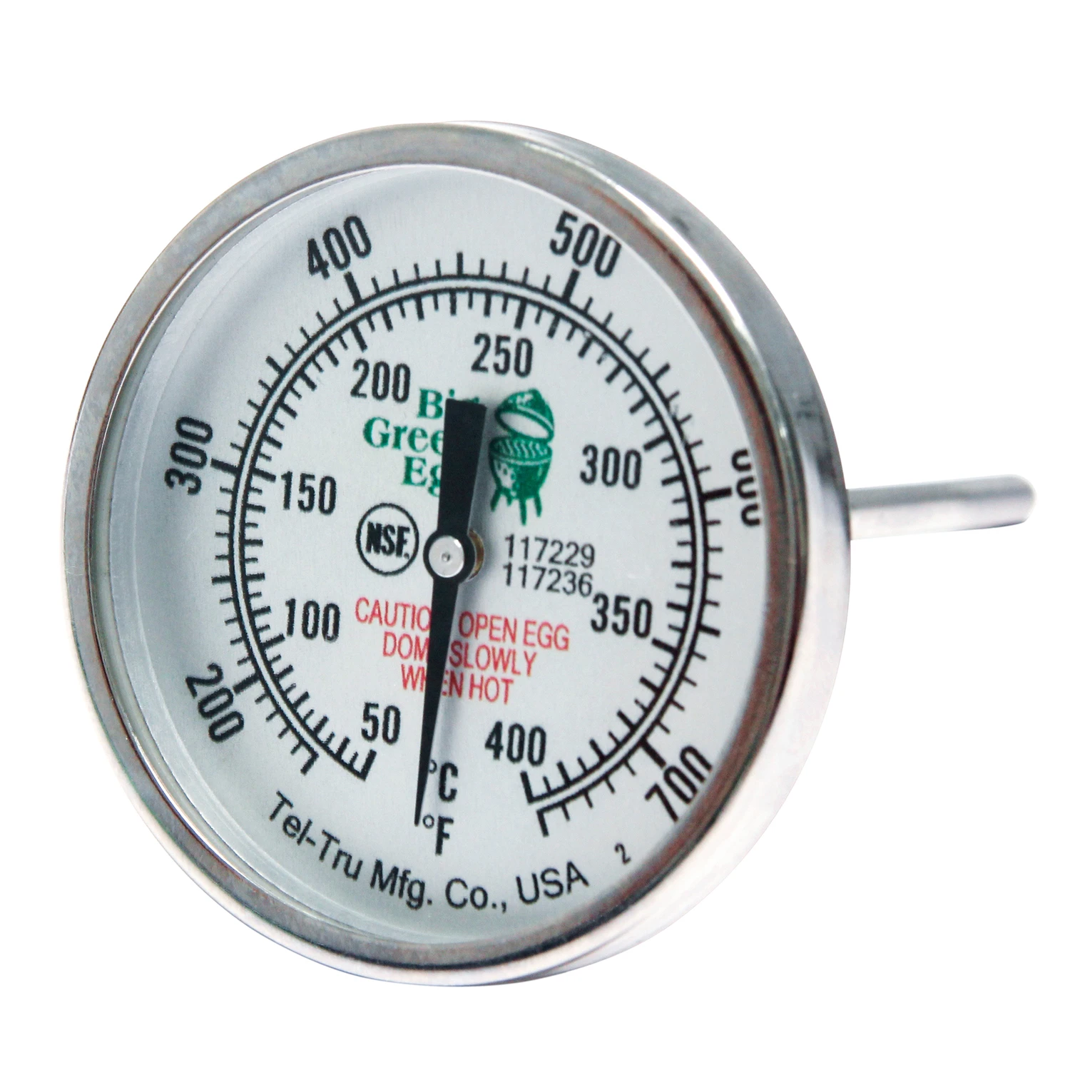 2 Inch Analog Grill Thermometer For All Egg Sizes