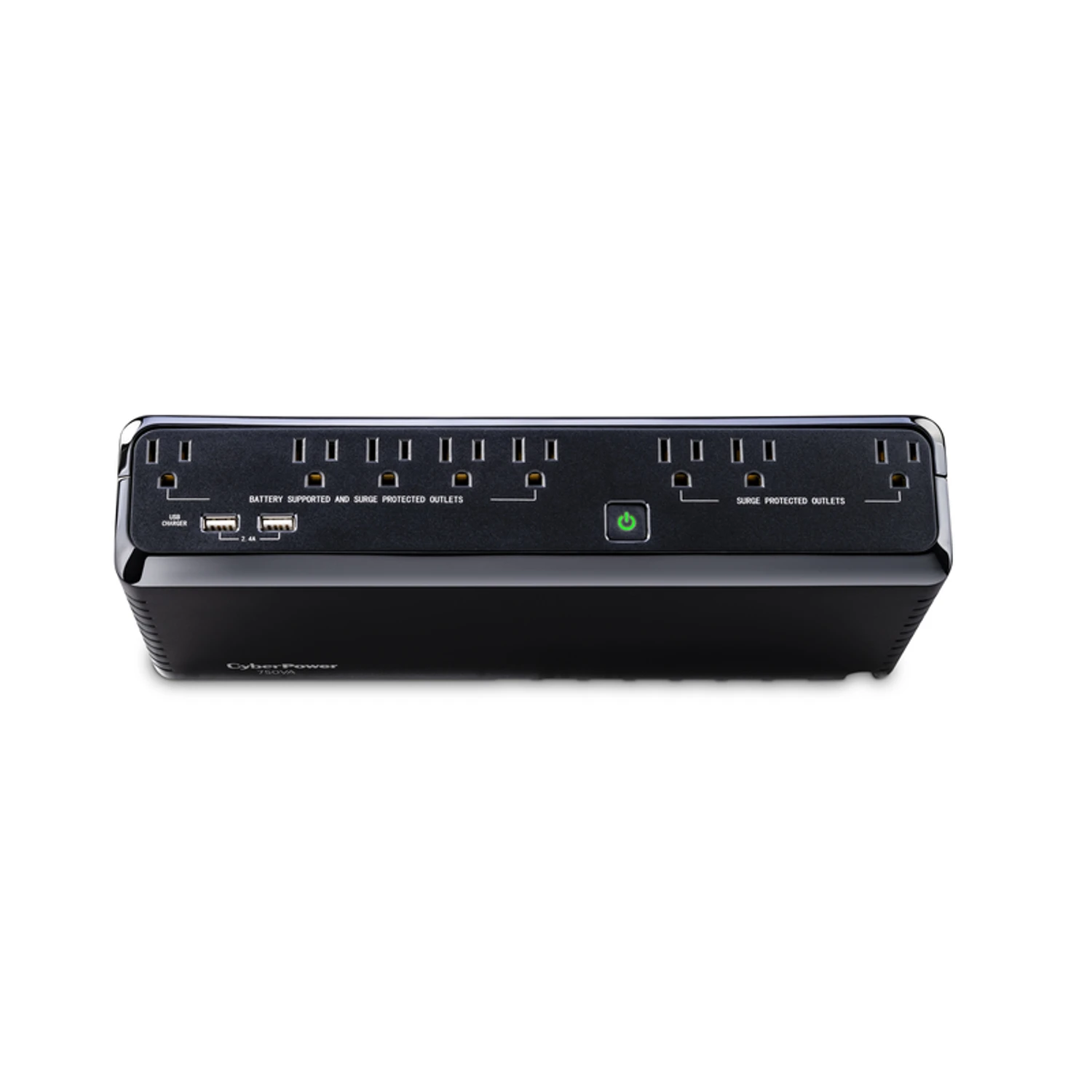 5 Ft. L 8 Outlets Power Block Black 890 Joules Sl750u