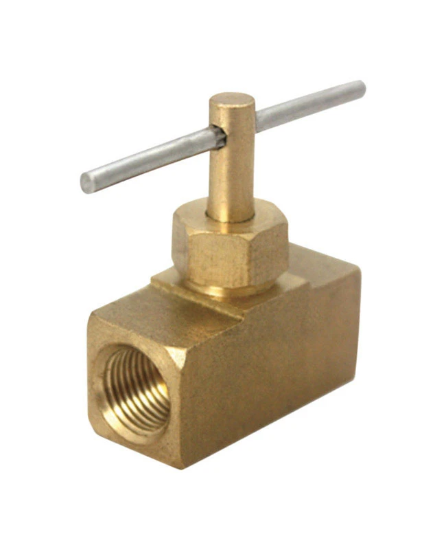1/4 In. Lead-free Brass Needle Valve For Plumbing Applications