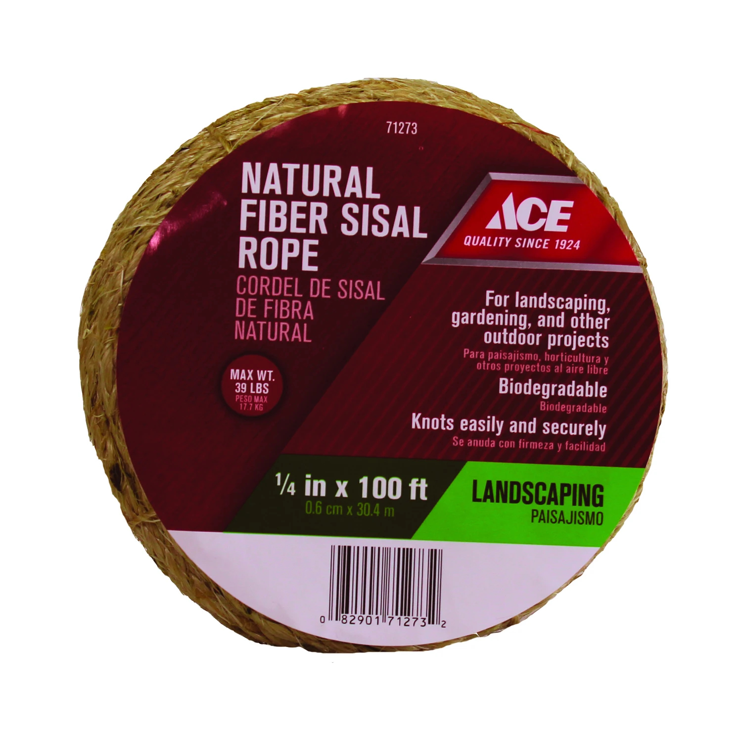 ROPE SISAL 1/4"X100'