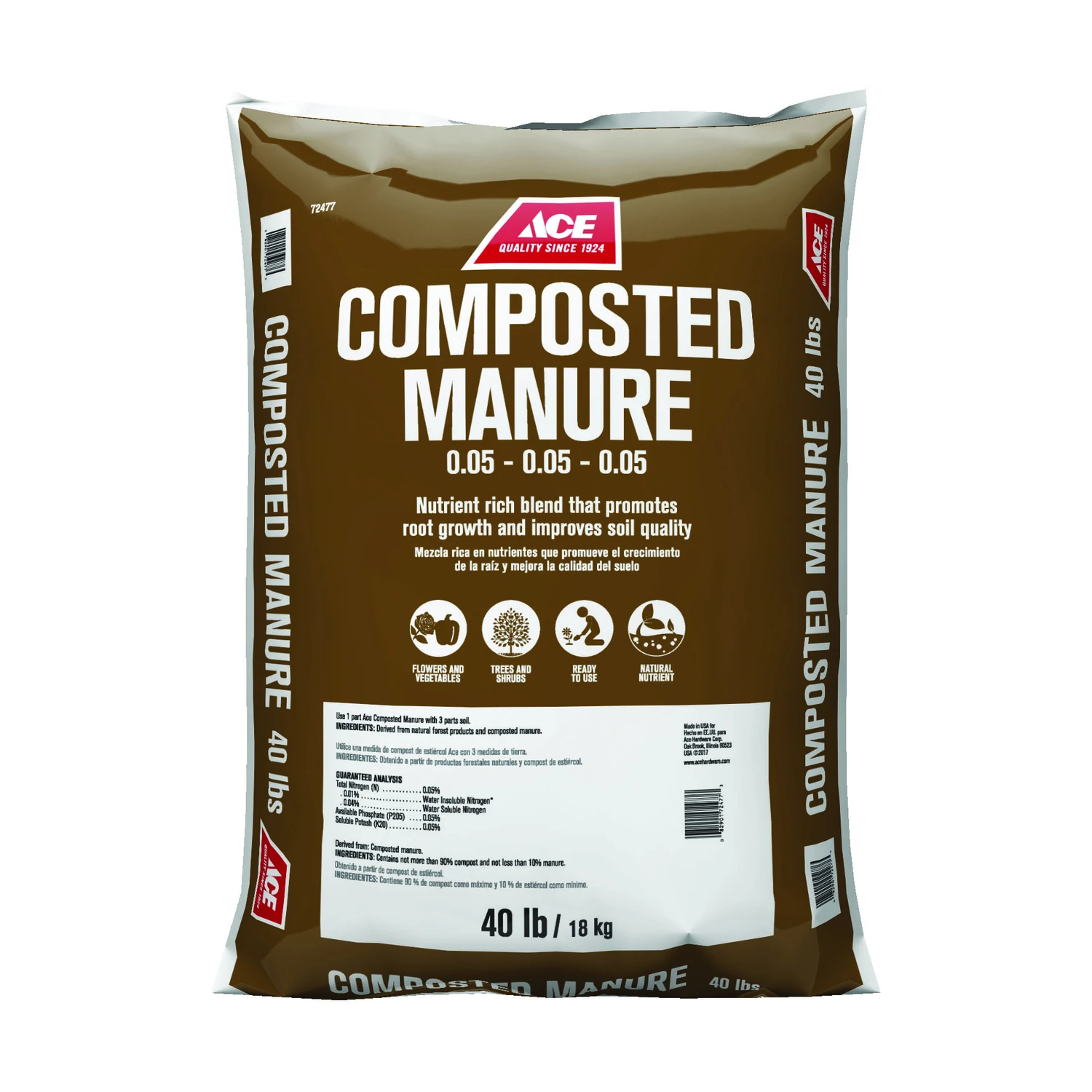 ACE COMPOSTED MANURE 40#