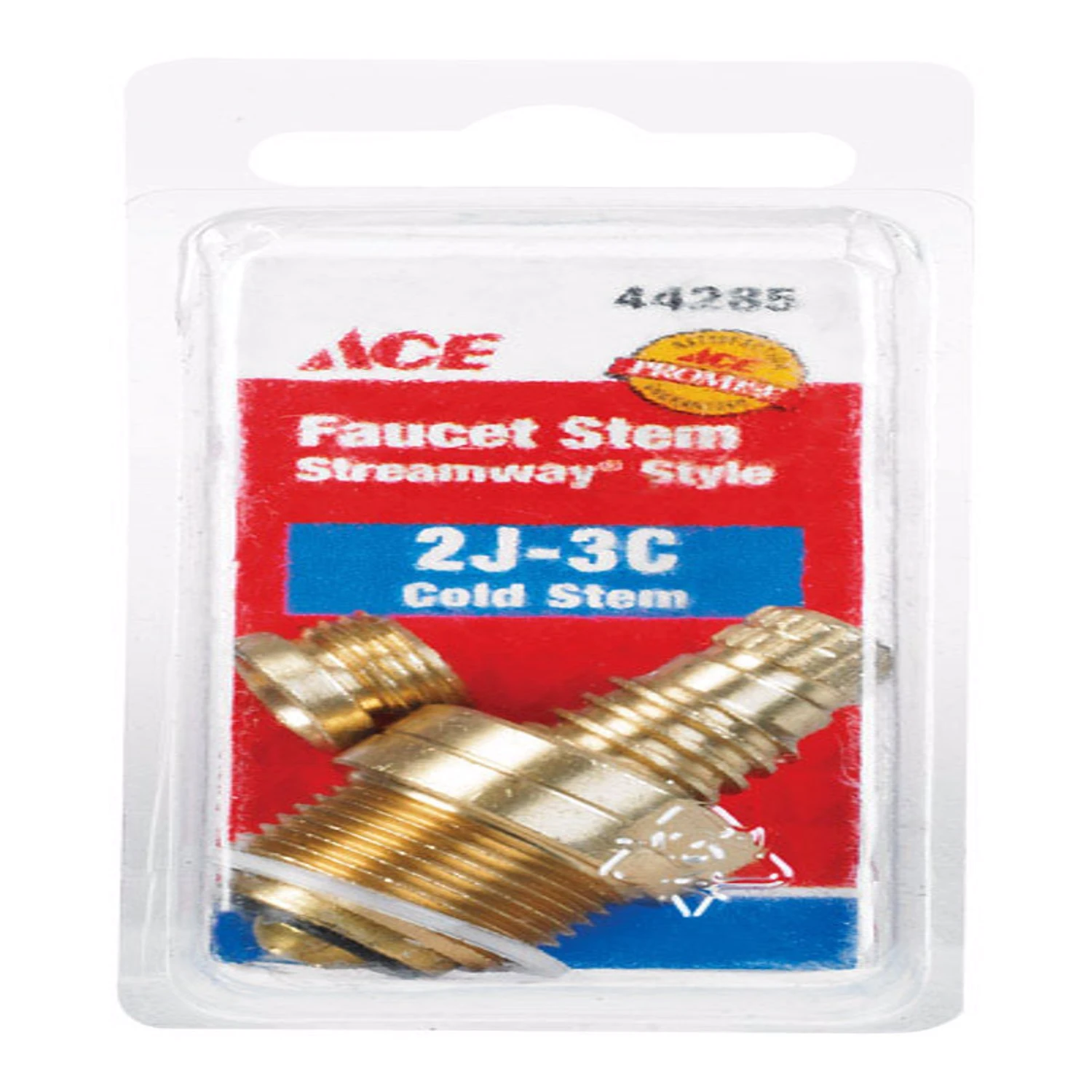 2j-3c Cold Faucet Stem For Streamway Faucets - Metal Construction With Brass Finish