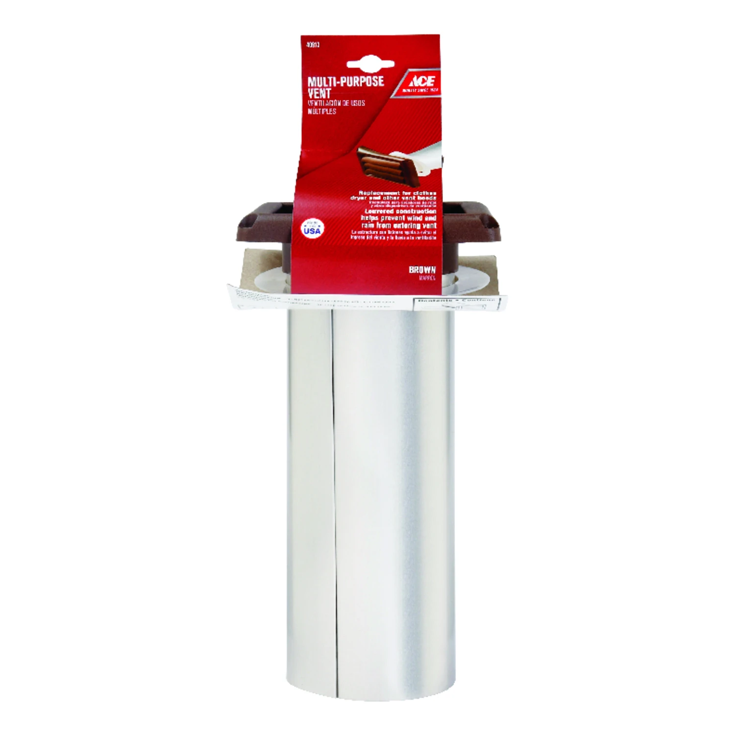 DRYER VENT HOOD BRN BULK