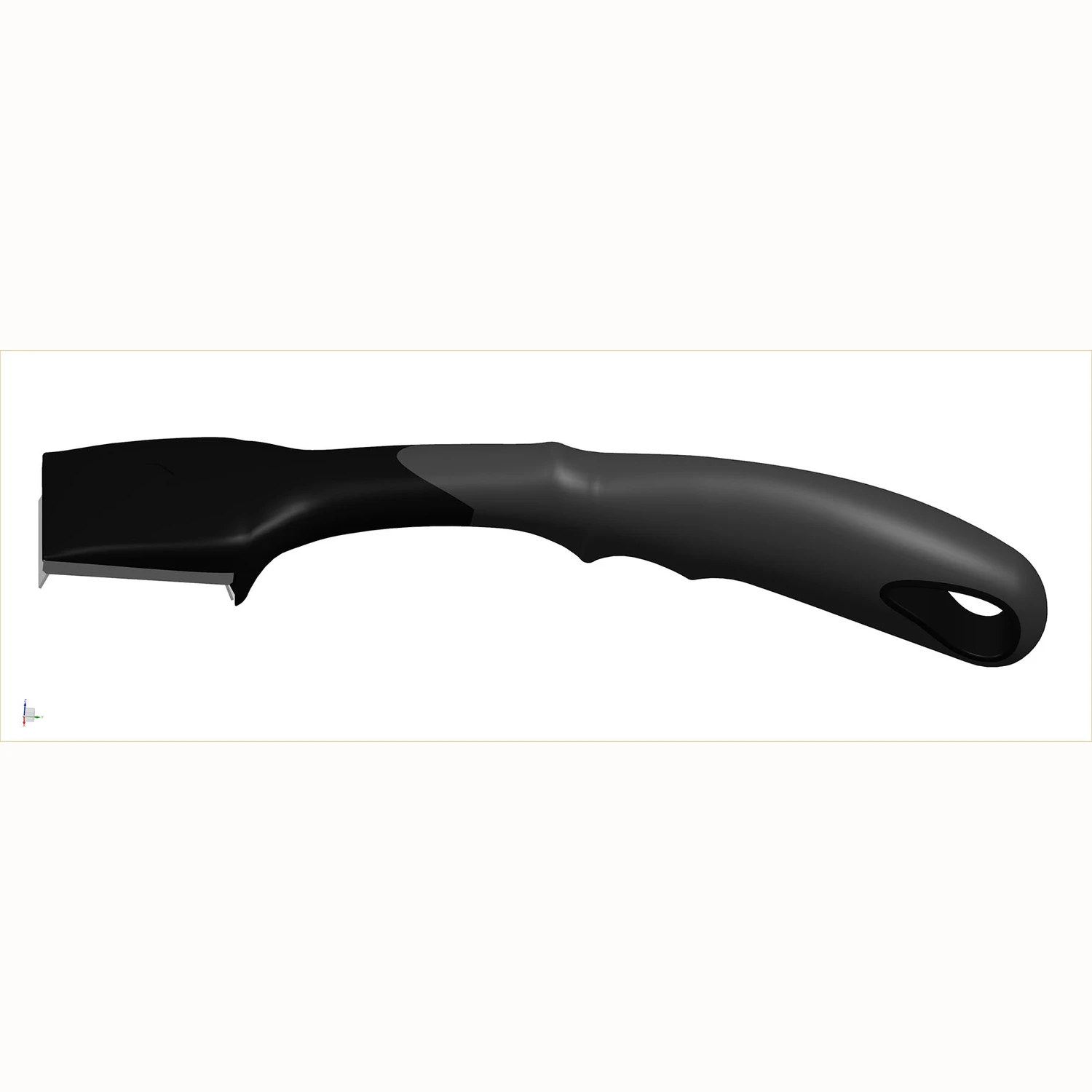 2-1/2 In. W High Carbon Steel 4-edge Paint Scraper With Comfortable Grip