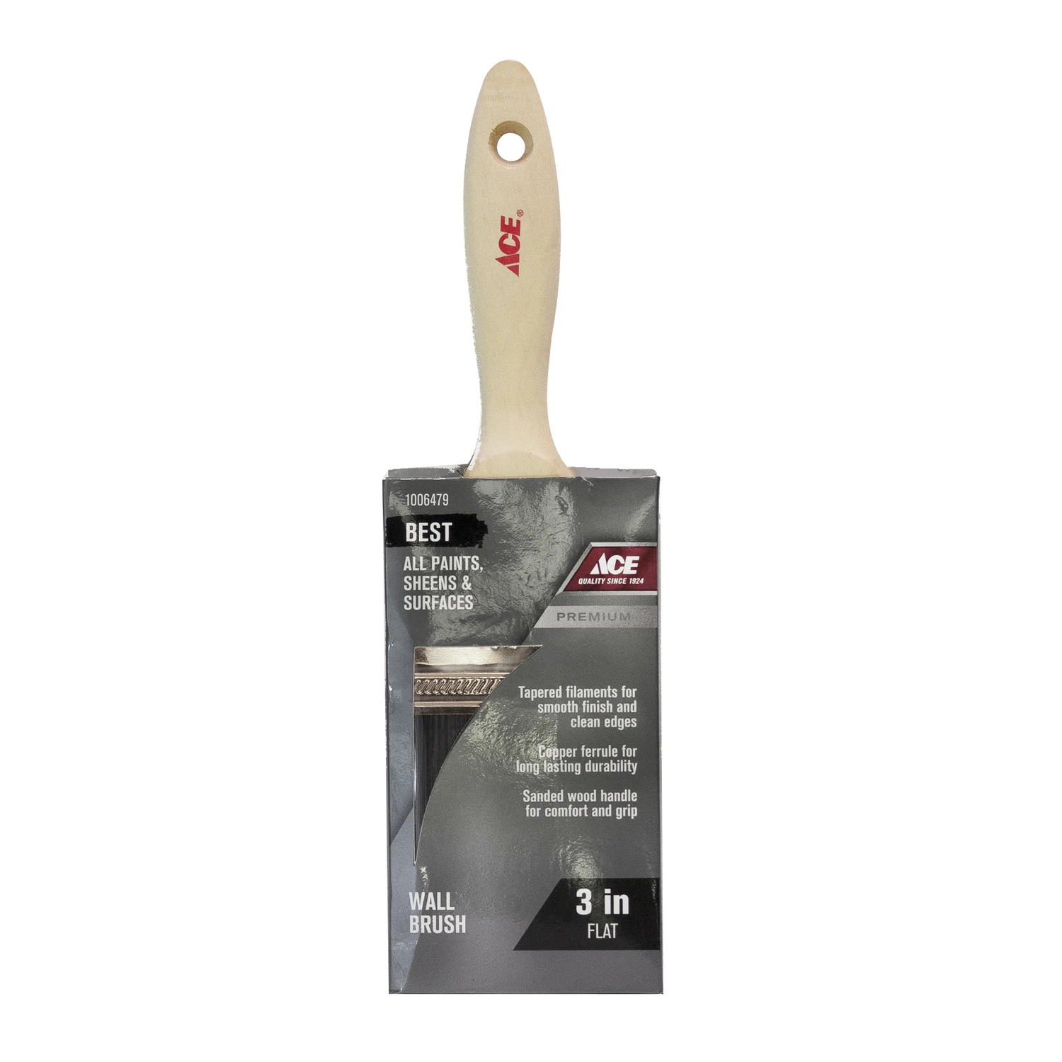 Best 3 In. Flat Wall Brush For Superior Paint Application