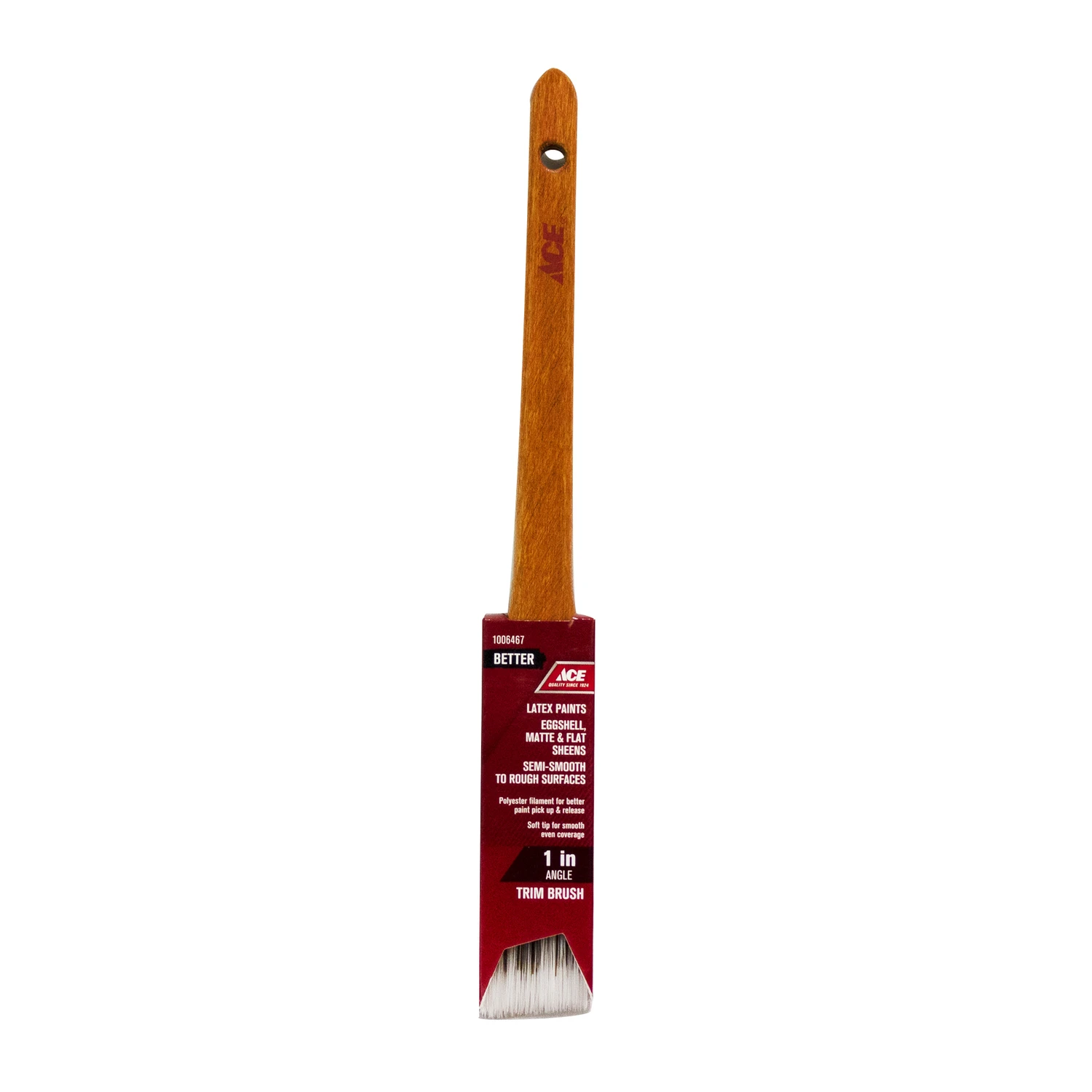 Better 1 In. Angle Paint Brush For Smooth Finishes - Ideal For Latex Paints