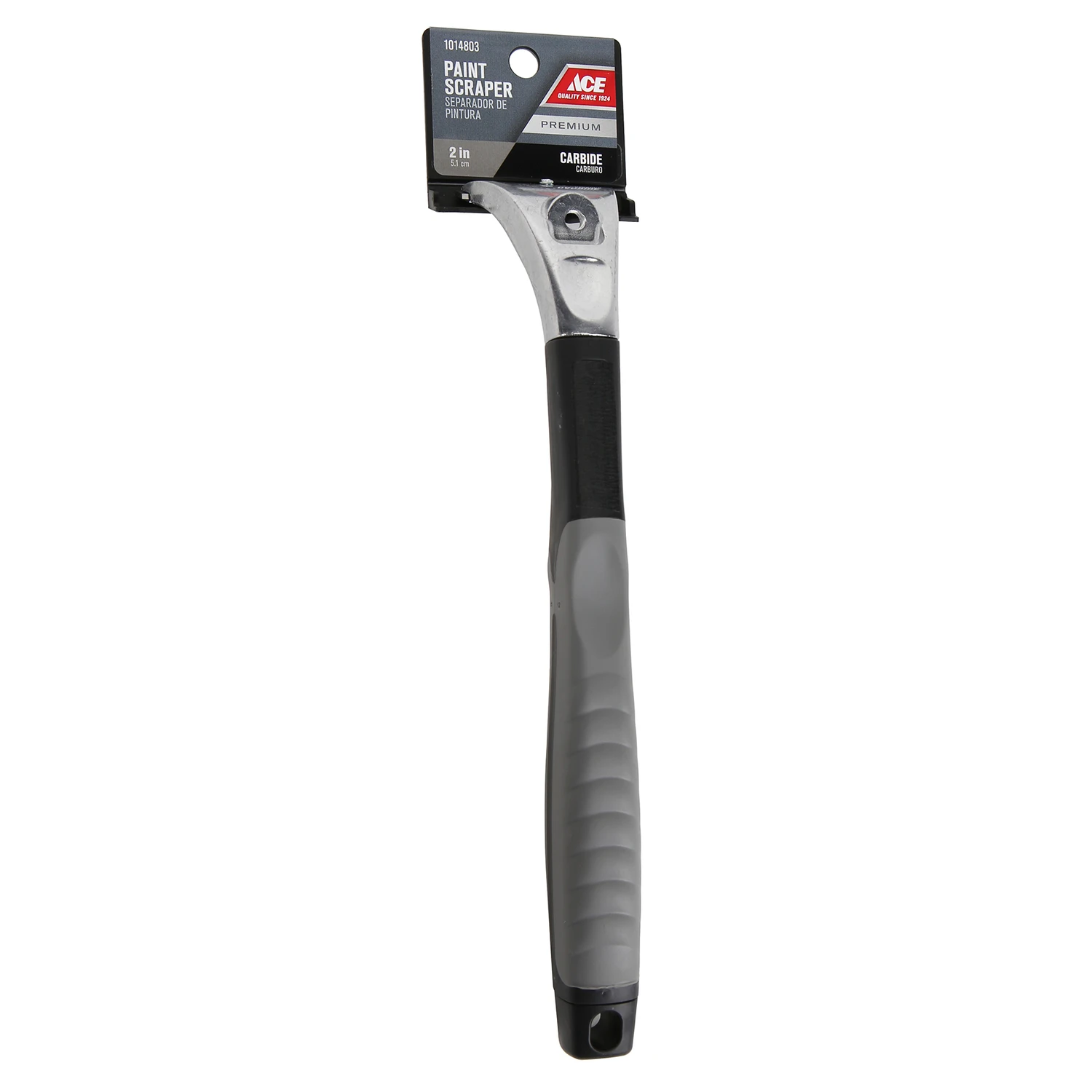 2 In. Wide Tungsten Carbide Heavy-duty Paint Scraper With Ergonomic Grip