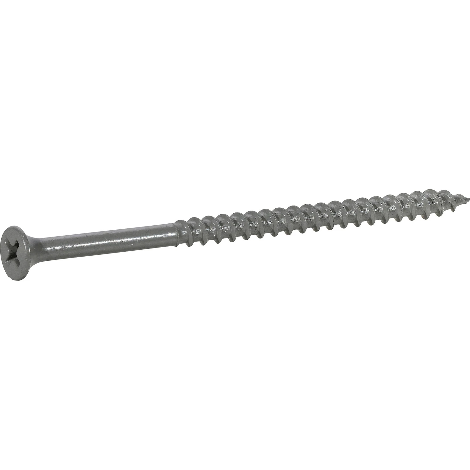 No. 10 X 3-1/2 In. L Phillips Wood Screws - 1 Lb Exterior Coated