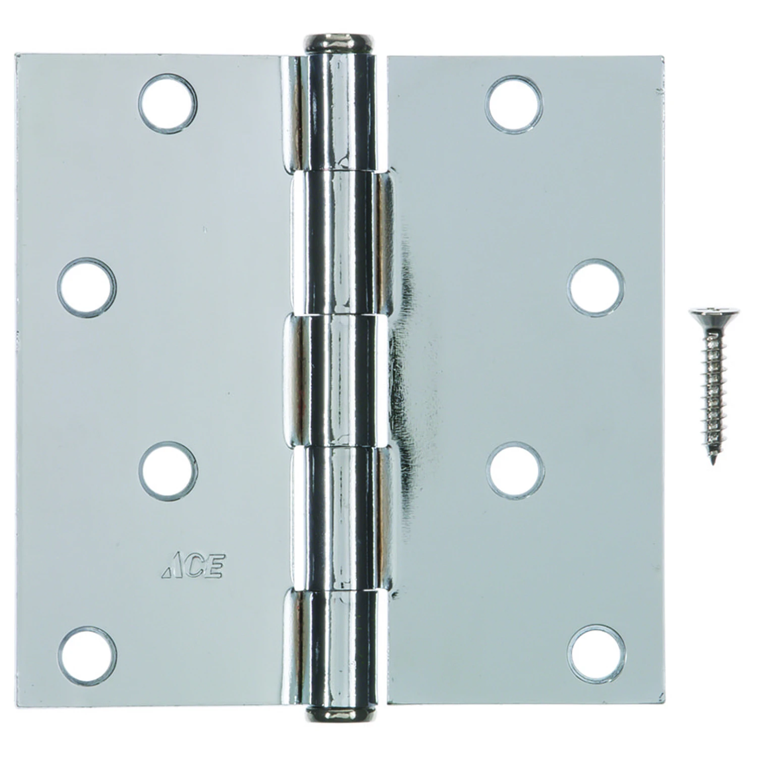 HINGE SQ 4" CRM 3PK ACE