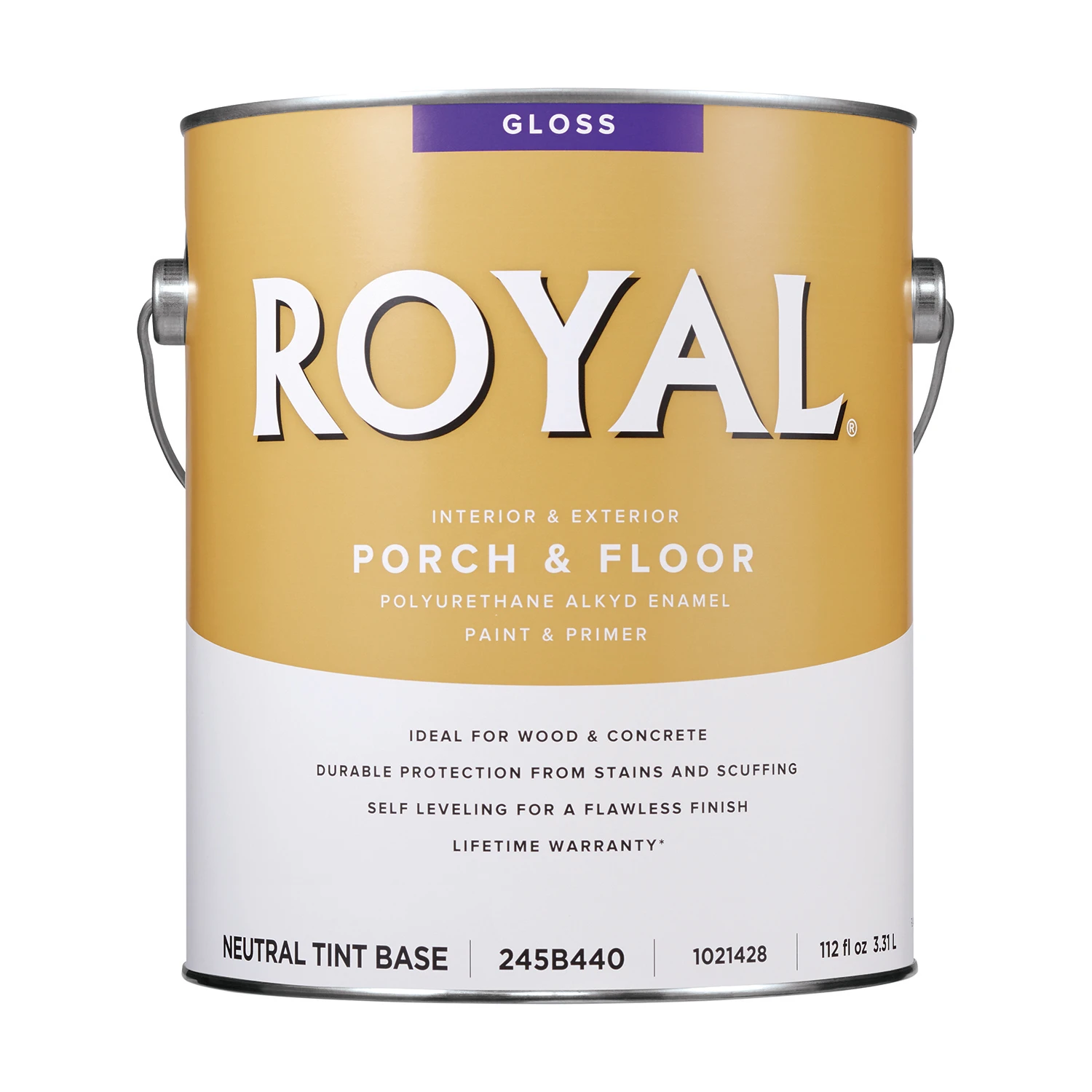 Royal Gloss Oil-based Enamel Porch And Floor Paint And Primer, Neutral Base, 1 Gallon