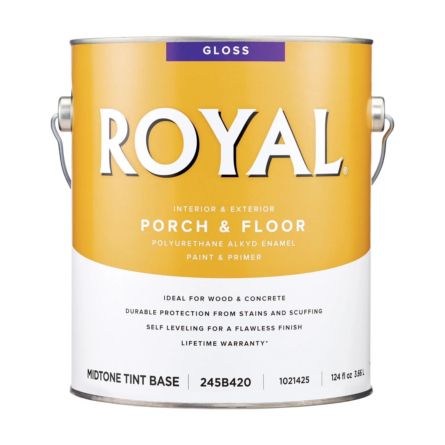 Royal Gloss Mid-tone Base Porch & Floor Alkyd Enamel Paint & Primer 1 Gallon