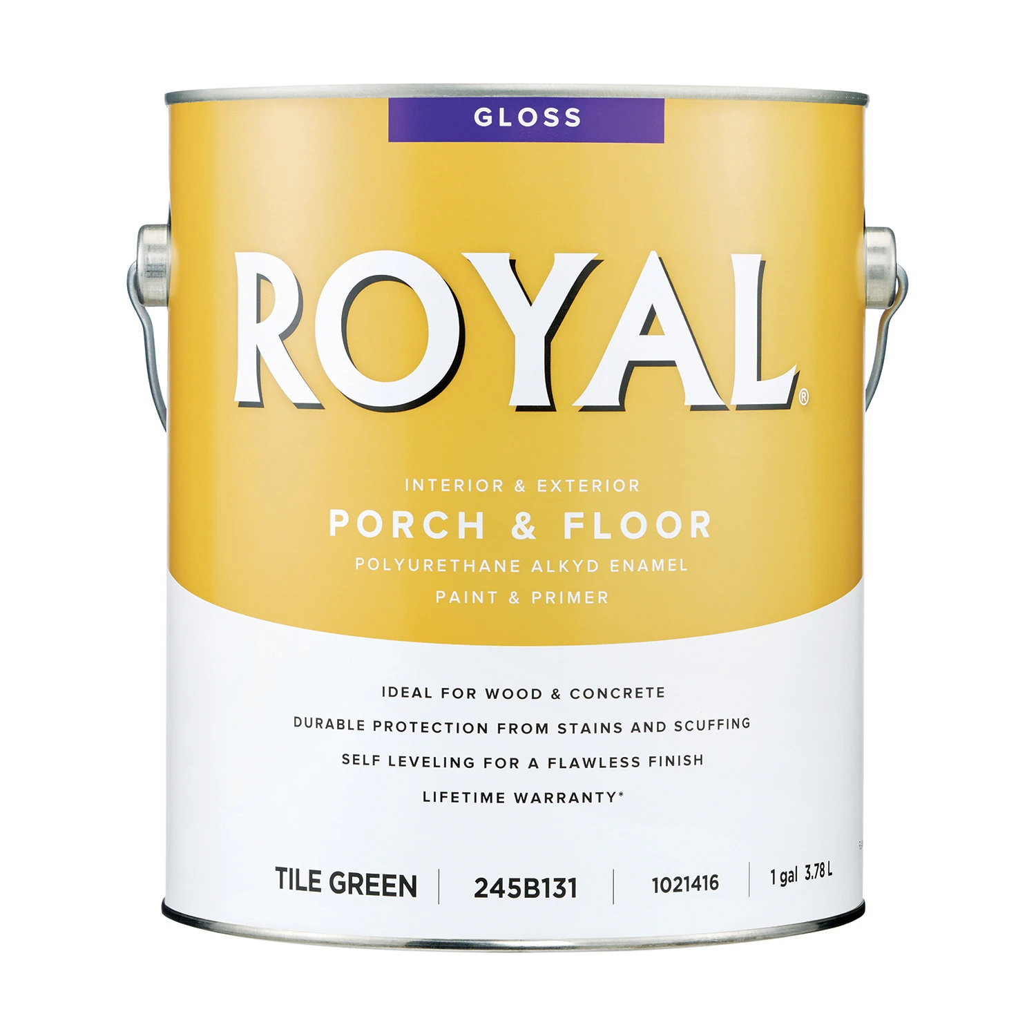 Royal Gloss Tile Green Oil-based Enamel Porch & Floor Paint 1 Gallon