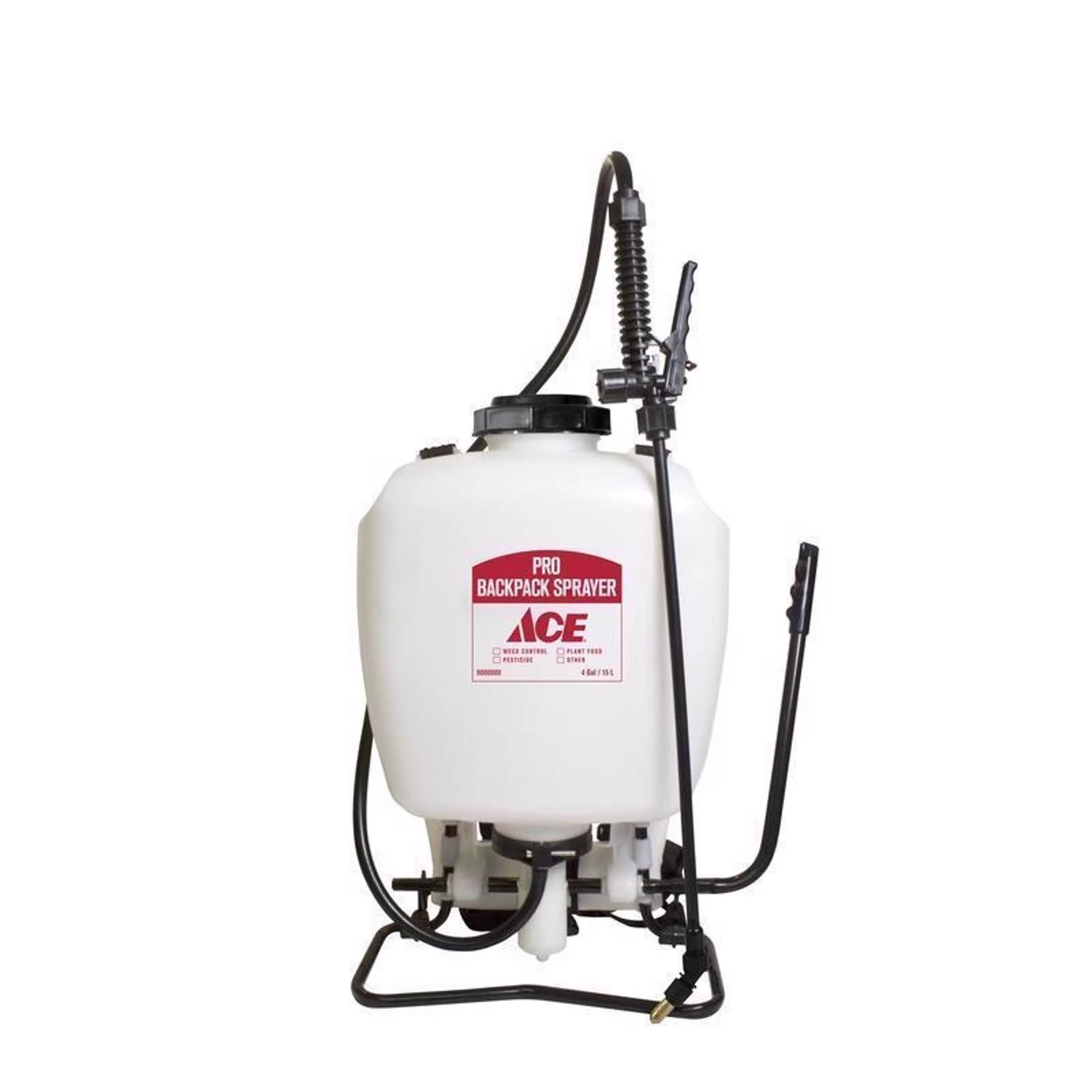 Pro 4 Gallon Adjustable Spray Tip Backpack Sprayer For Lawn Care