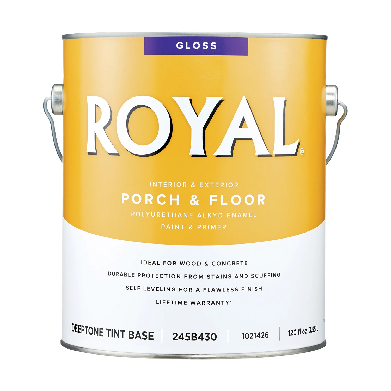 Royal Gloss Deep-tone Base Porch & Floor Alkyd Enamel Paint & Primer 1 Gallon