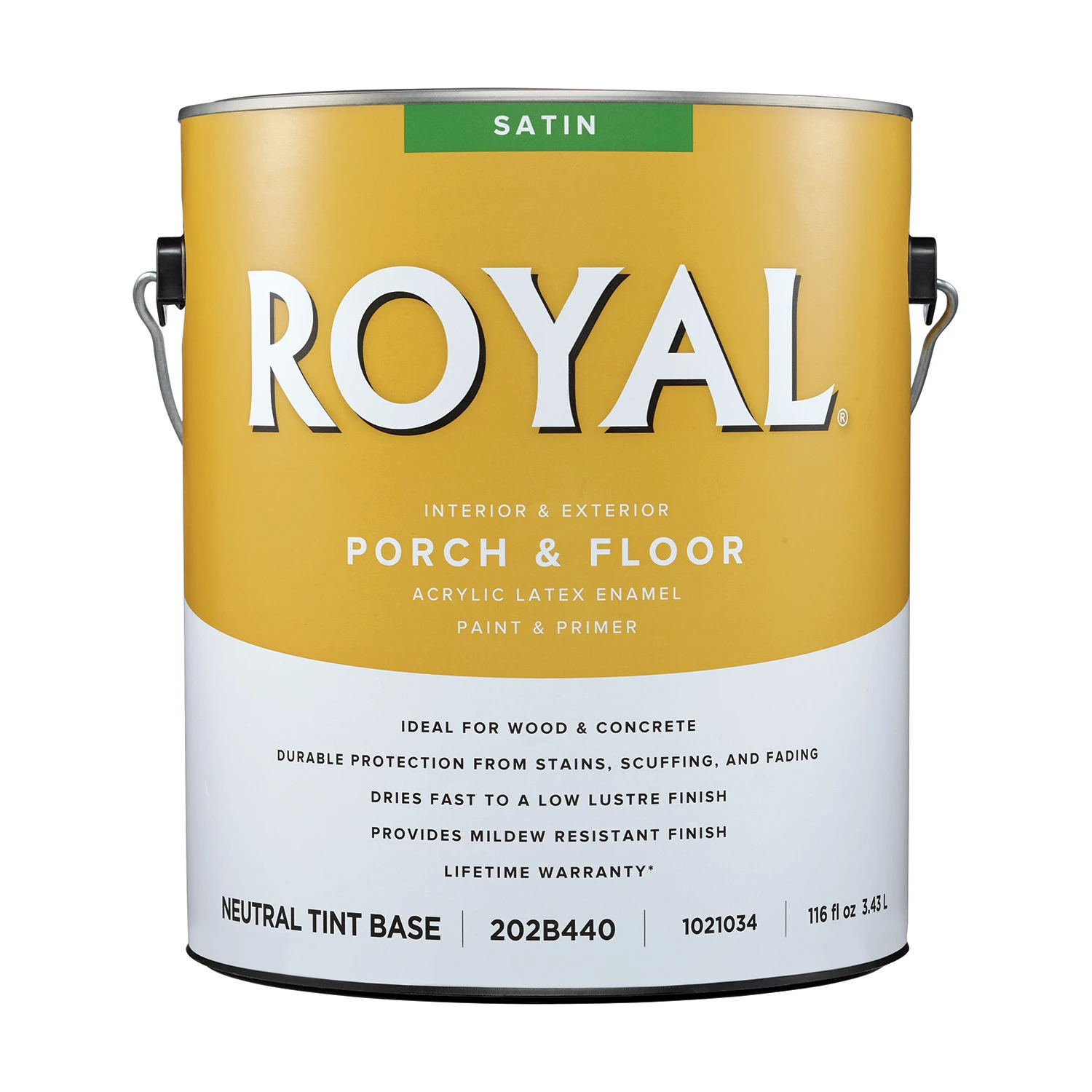 Royal Satin Neutral Base Latex Porch & Floor Paint + Primer 1 Gallon
