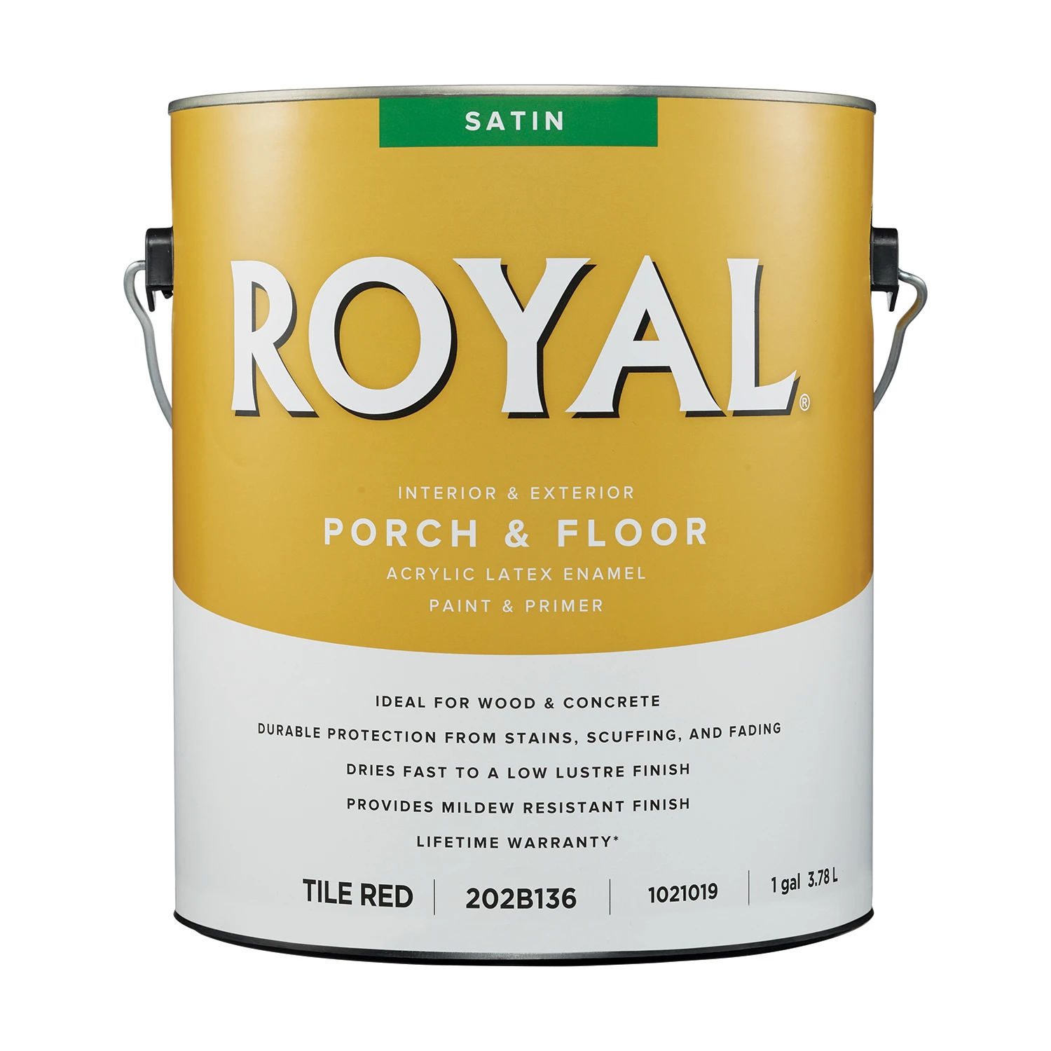 Royal Satin Tile Red Porch And Floor Paint And Primer 1 Gallon