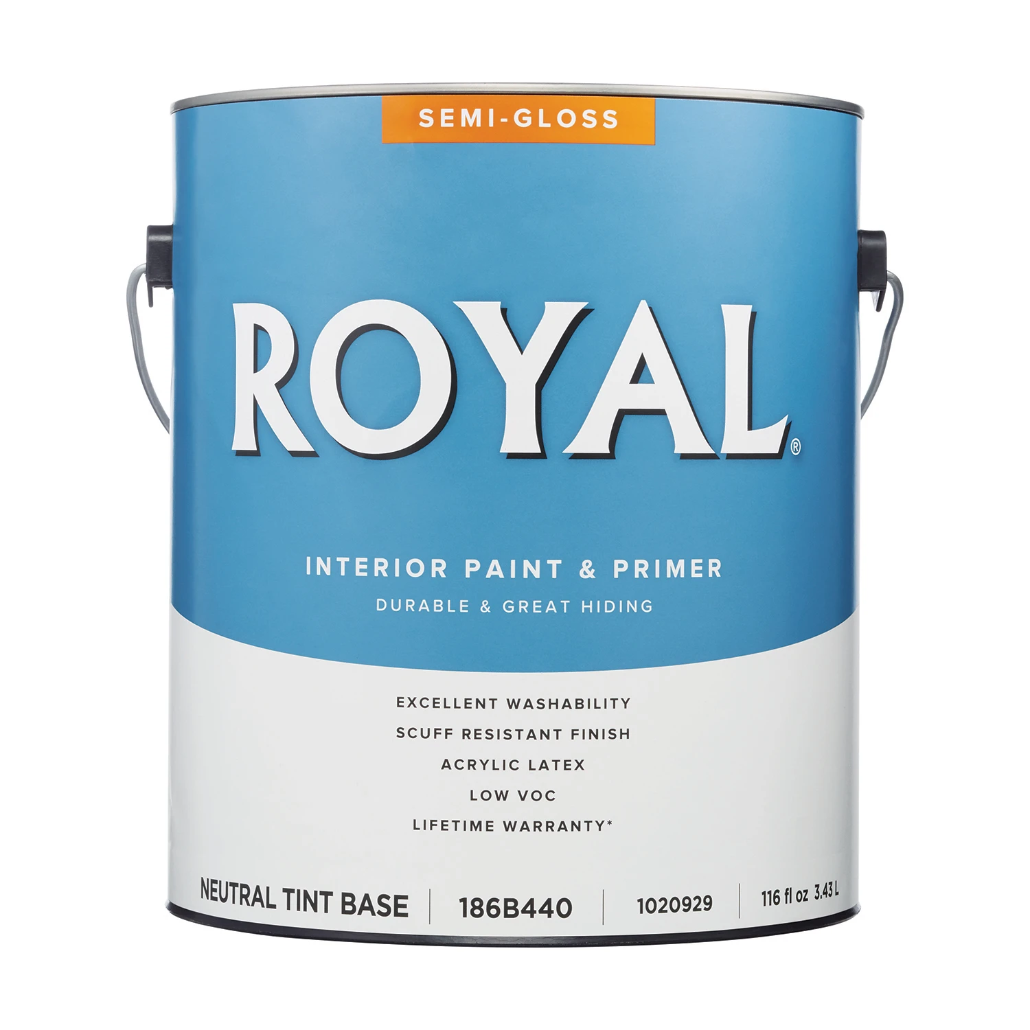 Royal Semi-gloss Neutral Base Acrylic Latex Interior Paint 1 Gallon