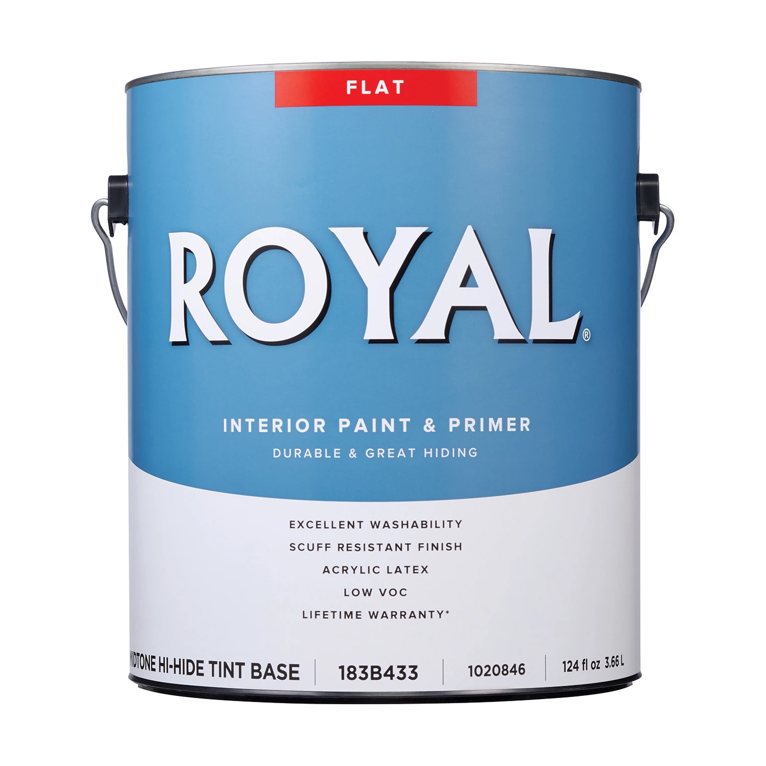 Royal Flat Mid-tone Base Paint And Primer Interior 1 Gallon - High-hide Acrylic Latex