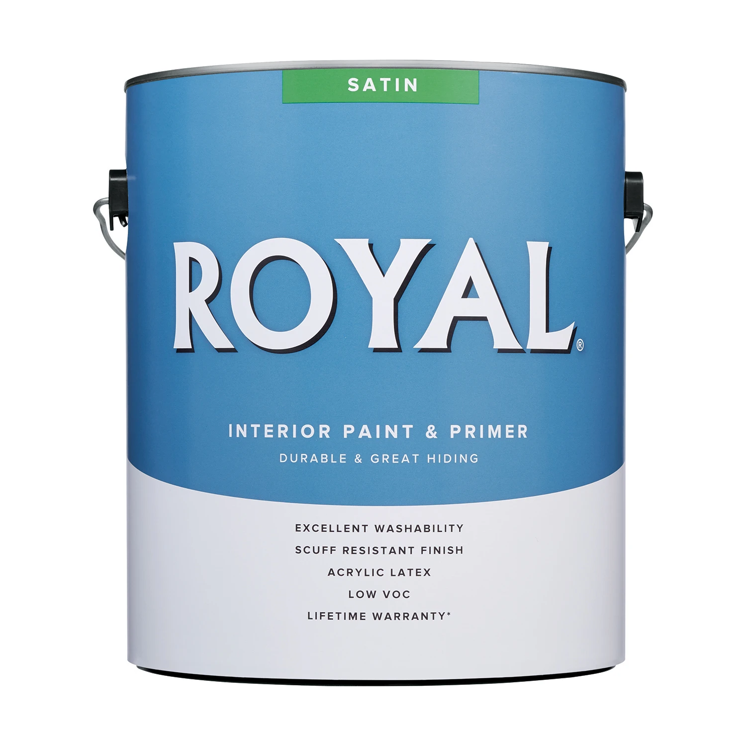Royal Satin Ultra White Acrylic Latex Interior Paint 1 Gallon - Tintable