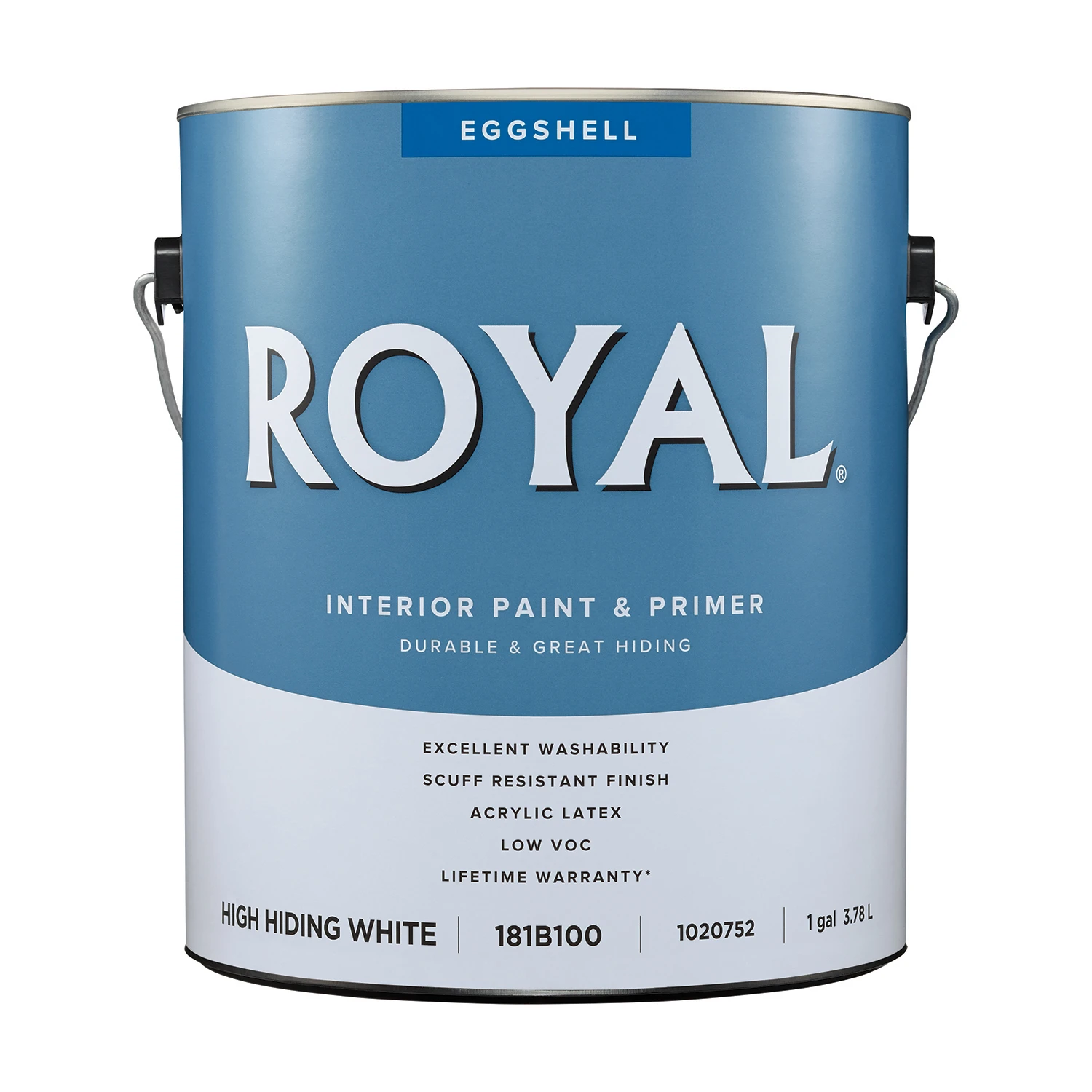 Royal Eggshell High Hiding White Water-based Interior Paint 1 Gallon